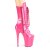 Pleaser FLAMINGO-1050 Botín Plataforma Charol Rosa EU-40 / US-10