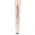 Pleaser FLAMINGO-1050 Botín Plataforma Charol Beige EU-35 / US-5
