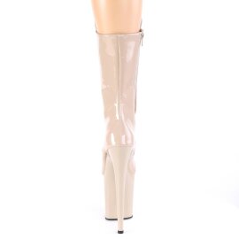 Pleaser FLAMINGO-1050 Botín Plataforma Charol Beige EU-37 / US-7
