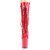 Pleaser FLAMINGO-1050 Botín Plataforma Charol Rojo EU-35 / US-5