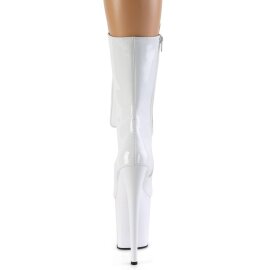 Pleaser FLAMINGO-1050 Botín Plataforma Charol Blanco EU-35 / US-5