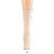 Pleaser FLAMINGO-1050FS Botín Plataforma Ante Sintético Beige EU-36 / US-6