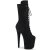 Pleaser FLAMINGO-1050FS Botín Plataforma Ante Sintético Negro EU-35 / US-5