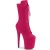 Pleaser FLAMINGO-1050FS Botín Plataforma Ante Sintético Rosa EU-35 / US-5