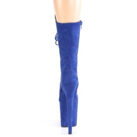 Pleaser FLAMINGO-1050FS Botín Plataforma Ante Sintético Azul EU-42 / US-12
