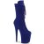 Pleaser FLAMINGO-1050FS Botín Plataforma Ante Sintético Azul EU-42 / US-12