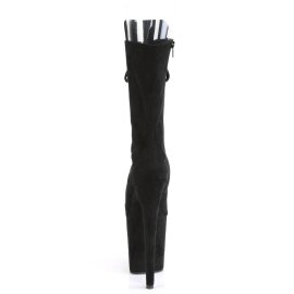 Pleaser FLAMINGO-1051FS Botín Plataforma Ante Sintético Negro EU-35 / US-5