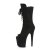 Pleaser FLAMINGO-1051FS Botín Plataforma Ante Sintético Negro EU-35 / US-5