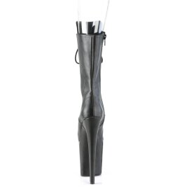 Pleaser FLAMINGO-1051WR Botín Plataforma Cuero Sintético Negro EU-36 / US-6