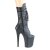 Pleaser FLAMINGO-1053 Botín Plataforma Cuero Sintético Negro EU-41 / US-11