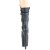 Pleaser FLAMINGO-1053 Botín Plataforma Cuero Sintético Negro EU-35 / US-5
