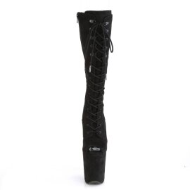 Pleaser FLAMINGO-2051FS Botín Plataforma Ante Sintético Negro EU-41 / US-11