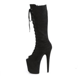 Pleaser FLAMINGO-2051FS Botín Plataforma Ante Sintético Negro EU-41 / US-11