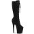 Pleaser FLAMINGO-2051FS Botín Plataforma Ante Sintético Negro EU-41 / US-11