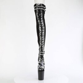 Pleaser FLAMINGO-3027SP Bota Alta Plataforma Serpiente...
