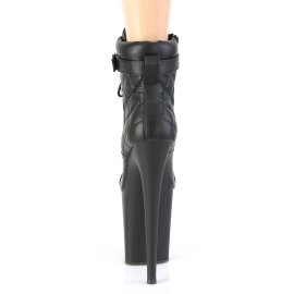 Pleaser FLAMINGO-800-05 Botín Plataforma Cuero Sintético Negro EU-35 / US-5