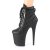 Pleaser FLAMINGO-800-05 Botín Plataforma Cuero Sintético Negro EU-38 / US-8