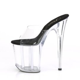 Pleaser FLAMINGO-801 Zapato Abierto Plataforma Transparente EU-35 / US-5