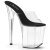 Pleaser FLAMINGO-801 Zapato Abierto Plataforma Transparente EU-37 / US-7