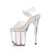 Pleaser FLAMINGO-808G Sandalia de Tacón Plataforma Purpurina Transparente Rosa Claro EU-35 / US-5