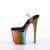 Pleaser FLAMINGO-808RC Sandalia de Tacón Plataforma Metalizado Transparente Multicolor EU-42 / US-12