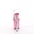 Pleaser FLAMINGO-808RG-02 Sandalia de Tacón Plataforma Purpurina Transparente Multicolor EU-35 / US-5