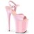 Pleaser FLAMINGO-809 Sandalia de Tacón Plataforma Charol Rosa Claro EU-35 / US-5