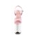 Pleaser FLAMINGO-809 Sandalia de Tacón Plataforma Charol Rosa Claro Blanco EU-35 / US-5