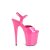 Pleaser FLAMINGO-809 Sandalia de Tacón Plataforma Charol Rosa EU-35 / US-5