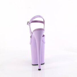 Pleaser FLAMINGO-809 Sandalia de Tacón Plataforma Charol Lila EU-35 / US-5