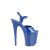 Pleaser FLAMINGO-809 Sandalia de Tacón Plataforma Charol Azul EU-35 / US-5