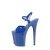 Pleaser FLAMINGO-809 Sandalia de Tacón Plataforma Charol Azul EU-37 / US-7