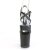 Pleaser FLAMINGO-824 Sandalia de Tacón Plataforma Cuero Sintético Negro EU-35 / US-5