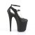 Pleaser FLAMINGO-850 Sandalia de Tacón Plataforma Cuero Sintético Negro EU-35 / US-5