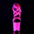 Pleaser FLAMINGO-869UV Sandalia de Tacón Plataforma Rosa Claro Neón EU-39 / US-9