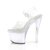 Pleaser ILLUMINATOR-708  Botín Plataforma Transparente Multicolor EU-37 / US-7