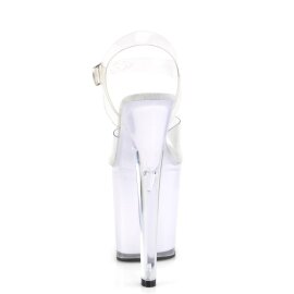 Pleaser ILLUMINATOR-808  Botín Plataforma Transparente Multicolor EU-35 / US-5