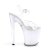 Pleaser ILLUMINATOR-808  Botín Plataforma Transparente Multicolor EU-35 / US-5