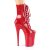 Pleaser INFINITY-1020 Botín Plataforma Charol Rojo EU-36 / US-6