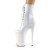Pleaser INFINITY-1020 Botín Plataforma Charol Blanco EU-35 / US-5