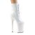 Pleaser INFINITY-1020 Botín Plataforma Charol Blanco EU-39 / US-9