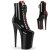 Pleaser INFINITY-1020FH Botín Plataforma Charol Negro EU-39 / US-9
