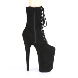 Pleaser INFINITY-1020FS Botín Plataforma Ante Sintético Negro EU-39 / US-9