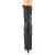 Pleaser INFINITY-1020PK Botín Plataforma Cuero Sintético Negro EU-37 / US-7