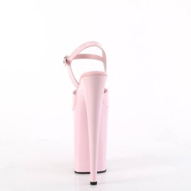 Pleaser INFINITY-909 Sandalia de Tacón Plataforma Charol Rosa Claro EU-38 / US-8