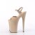 Pleaser INFINITY-909 Sandalia de Tacón Plataforma Charol Beige EU-38 / US-8