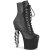 Pleaser IRONAgarre-1020 Botín Plataforma Cuero Sintético Negro EU-35 / US-5