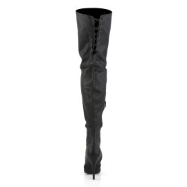Pleaser LEGEND-8899 Bota Alta Cuero Negro EU-37 / US-7
