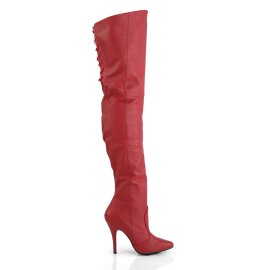 Pleaser LEGEND-8899 Bota Alta Cuero Rojo EU-37 / US-7