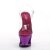 Pleaser MOON-708LG Sandalia de Tacón Plataforma Transparente Lila EU-35 / US-5